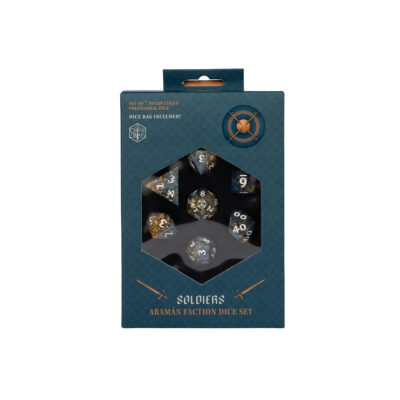 Aramán Faction Dice Set: Soldiers