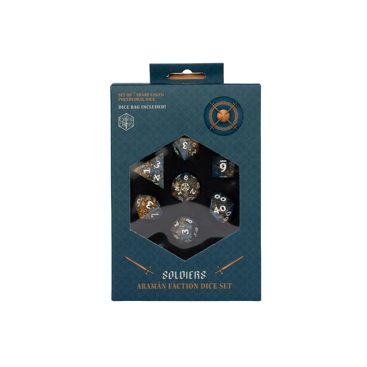 Aramán Faction Dice Set: Soldiers