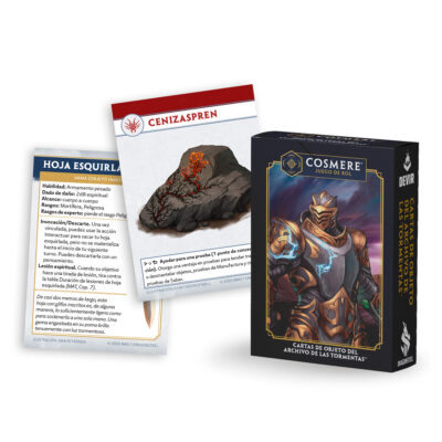 PREVENTA Cosmere: Juego de Rol - Cartas de objetos