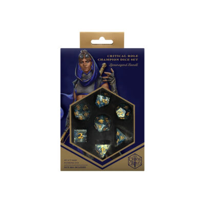 Critical Role Champion Dice Set: Beauregard Lionett