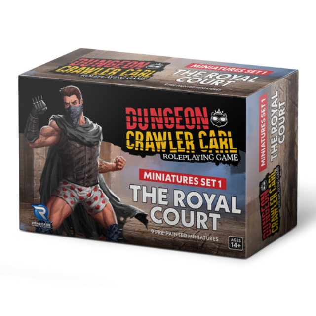PREVENTA Dungeon Crawler Carl RPG: The Royal Court Minis Set 1