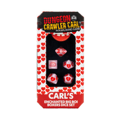 PREVENTA Dungeon Crawler Carl RPG: Carl's Enchanted Big Boi Boxers Dice Set