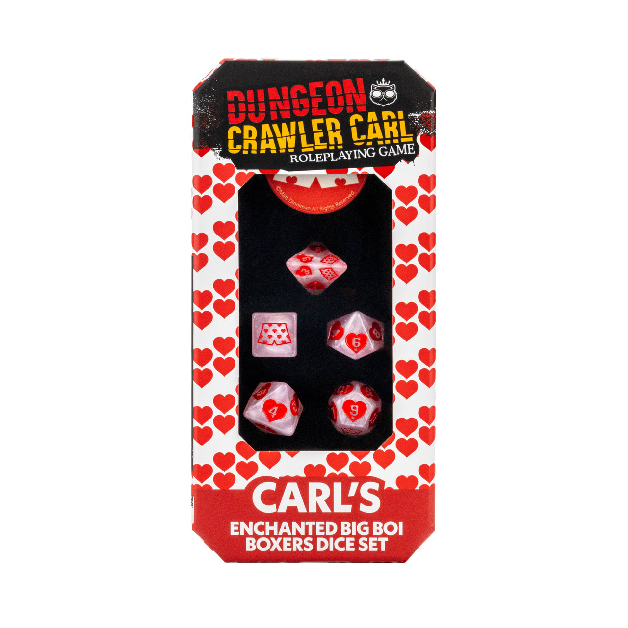 PREVENTA Dungeon Crawler Carl RPG: Carl's Enchanted Big Boi Boxers Dice Set