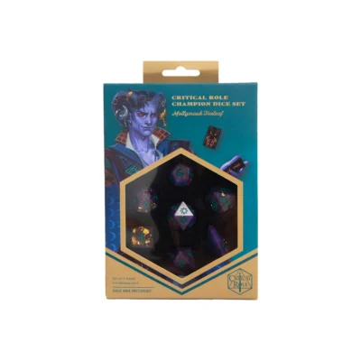 Critical Role Champion Dice Set: Mollymauk Tealeaf