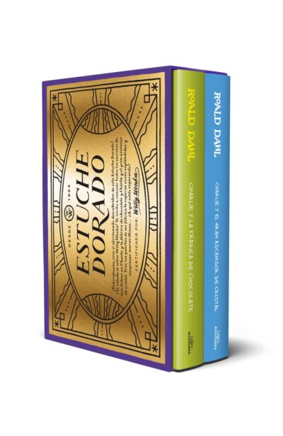 Estuche dorado de Willy Wonka