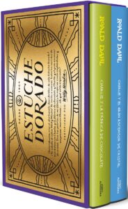 Estuche dorado de Willy Wonka